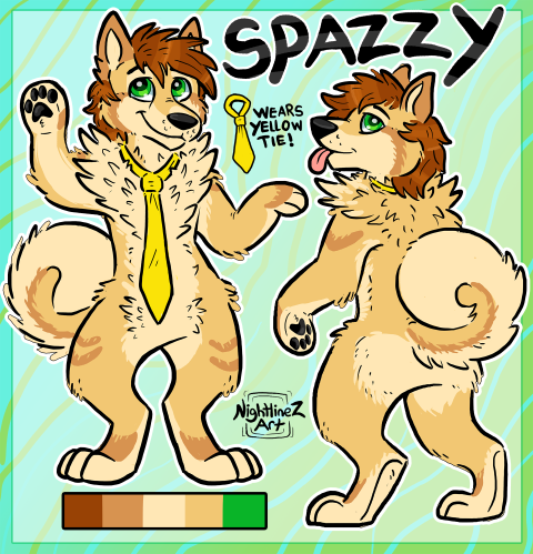 Spazzy Spitz Ref Sheet