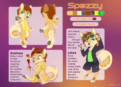 Spazzy Ref Sheet