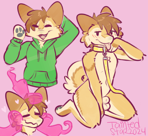 Messy doodle page