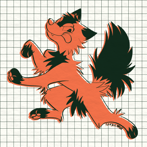 Solid color sketch